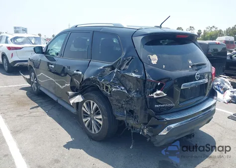 2017 Nissan Pathfinder S z USA, uszkodzony, nr VIN 5N1DR2MN2HC608701
